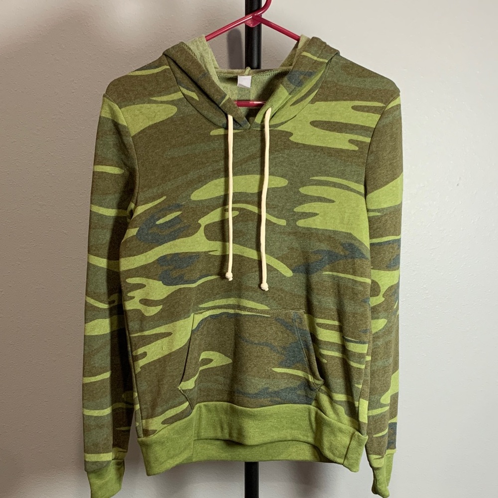 Alternative Olive Camouflage Men's Hoodie - NWOT